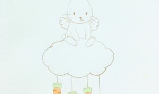 新手画小白兔怎么画